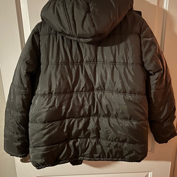 CalvinKleinJeans, Boys Size L/G (14/16), Gray w/ Red Fleece Lining - Picture 2 of 3